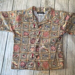 Bercot vintage  fly fishing  Print Shirt